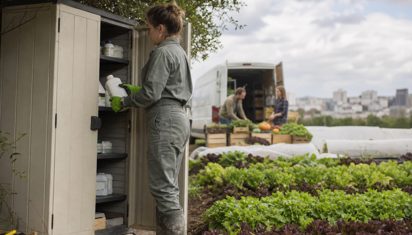 Armoire phytosanitaire : le maillon discret du circuit court en Île-de-France